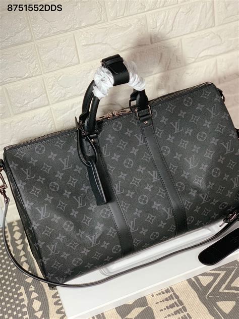 louis vuitton travel bag black|Louis Vuitton overnight bag price.